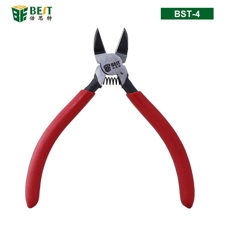 BST-4 优质铬钒钢电子剪钳 水口钳 塑料剪钳 5寸钳子