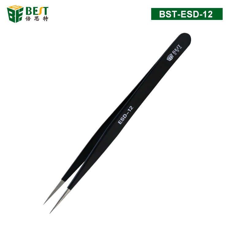 BST-ESD-12 优质钢化高级防静电镊子
