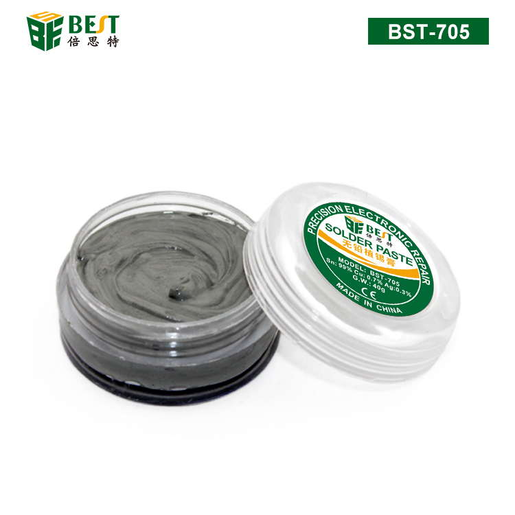 BST-705 无铅锡浆 高温锡浆 焊锡膏 BGA植锡膏 Sn99/Cu0.7/Ag0.3 40g