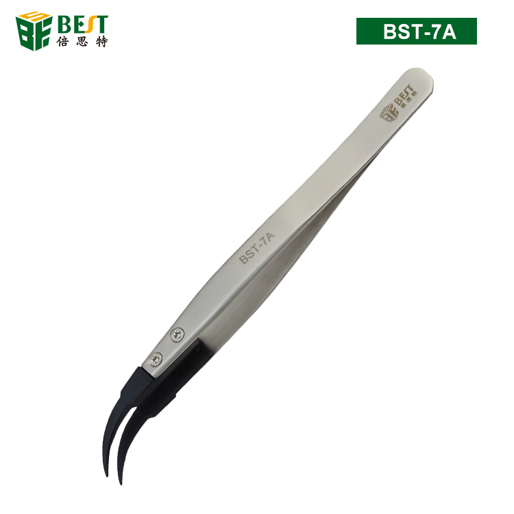 BST-7A 防静电镊子可换头 碳纤维塑料换头镊子