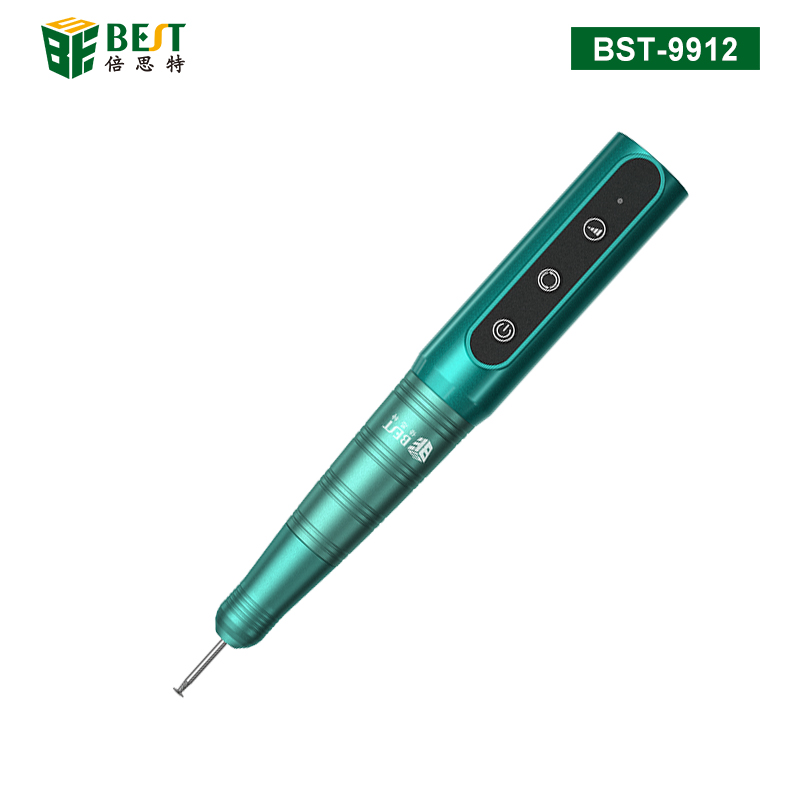BST-9912 高速芯片打磨笔 电动笔式打磨机 迷你打磨笔 锂电池充电手持式小型电磨雕刻机 电动抛光机电磨机