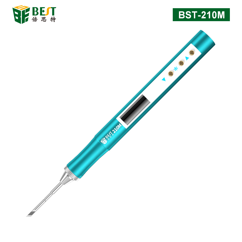 BST-210M Mini便携式纳米电烙铁 便携式可调温内热式焊笔 便捷式笔型电烙铁 数显恒温手机维修大功率焊笔