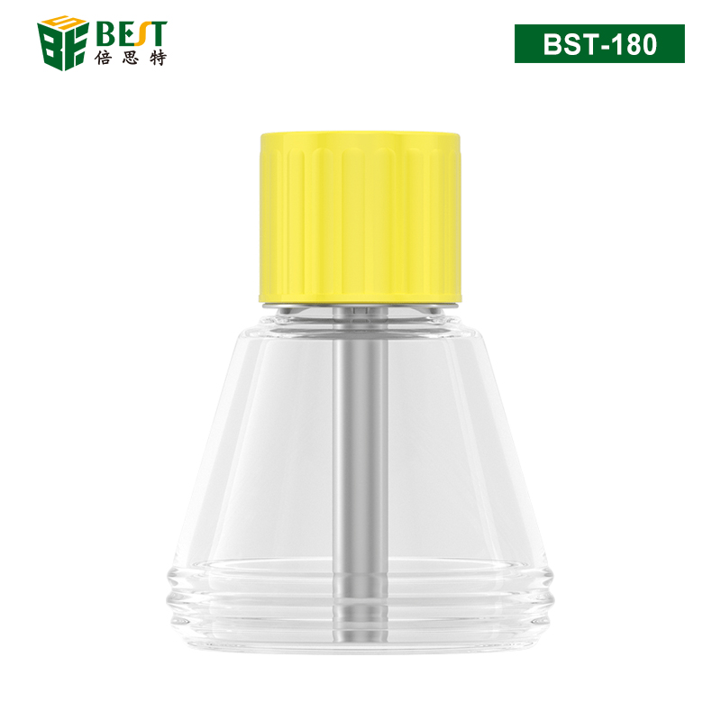BST-180 玻璃酒精瓶 按压式玻璃酒精壶 手机维修洗板水天拿水工业专用
