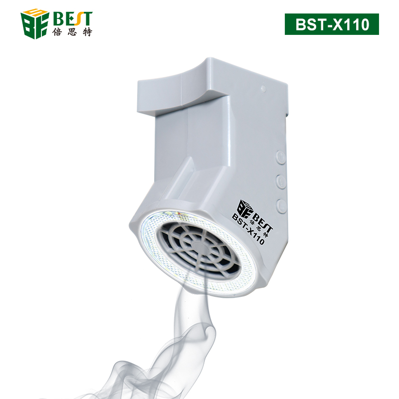 BST-X110 显微镜LED吸烟仪 三档风力调节 亮度可调36颗LED灯珠7.8W 小巧环保吸烟机 烟雾净化器 排烟过滤风扇