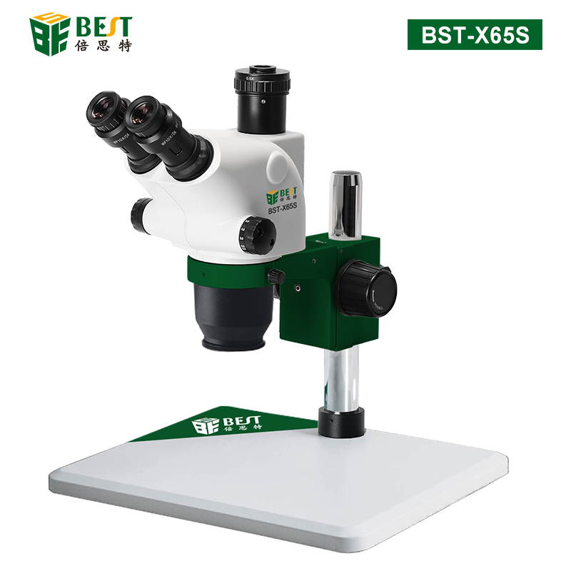 BST-X65S 体视显微镜 三目版 6.5-65倍连续变焦 可接摄像头显示屏